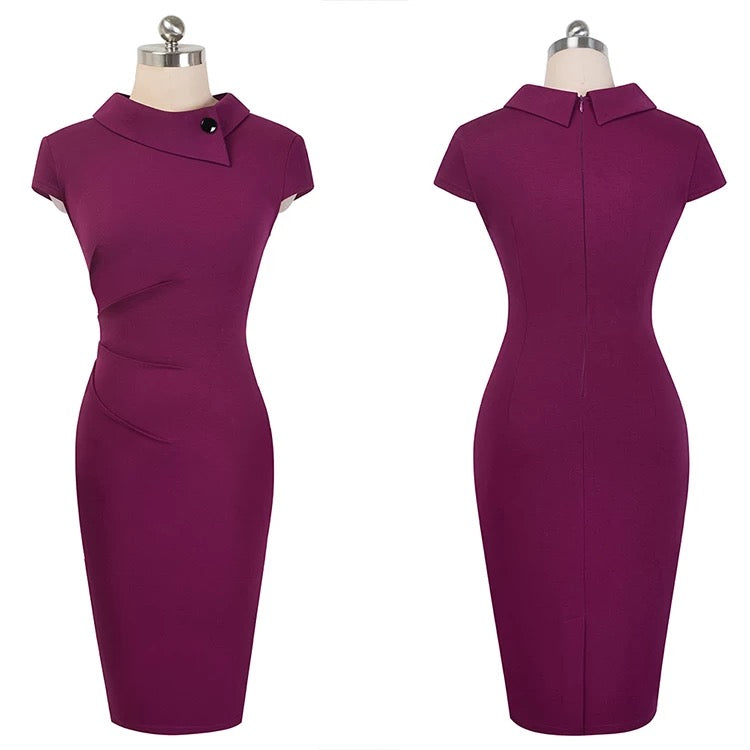 Sophisticated Slim Pencil Dress